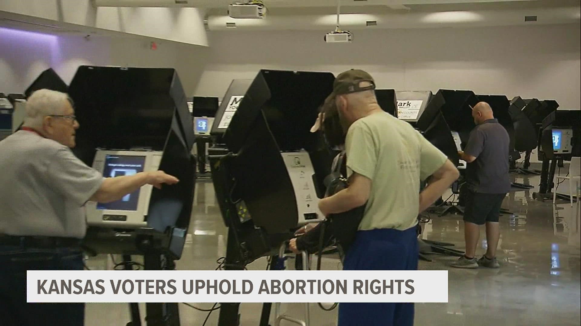 Kansas voters have protected abortion rights by rejecting a measure that would have allowed the Republican-controlled Legislature to tighten abortion restrictions.