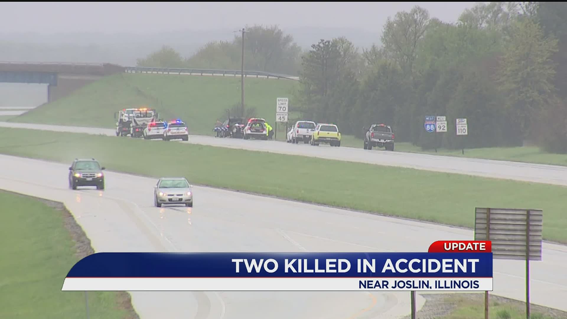 Head-on crash kills two on I-88 near Joslin | wqad.com