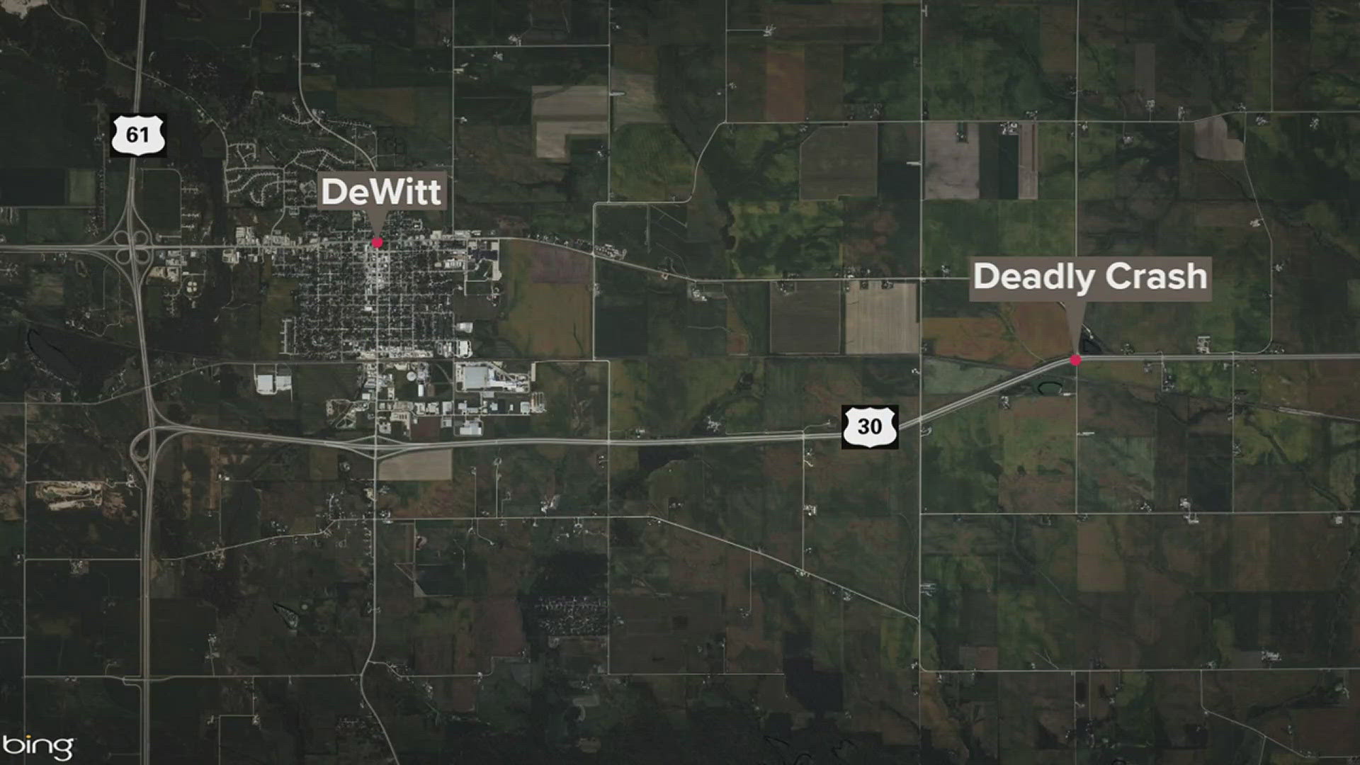 One person is dead after a crash near DeWitt, and an Alabama man was arrested in connection to an East Moline shooting.