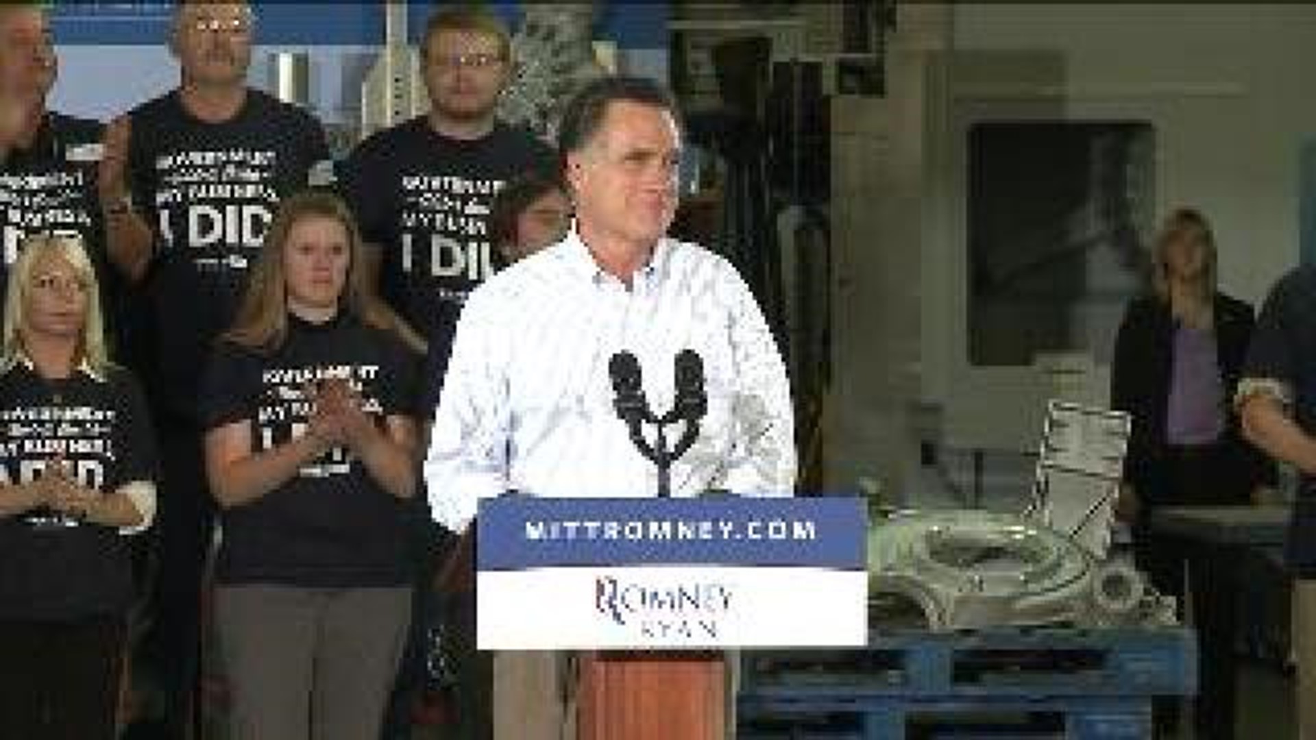 Mitt Romney in Bettendorf Clip 1 of 3