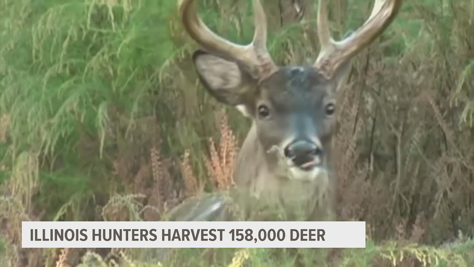 The figure, totaling 12,000 more than 2021's harvest, was nearly an even split between gun and archery hunters and saw a rise in youth hunters.