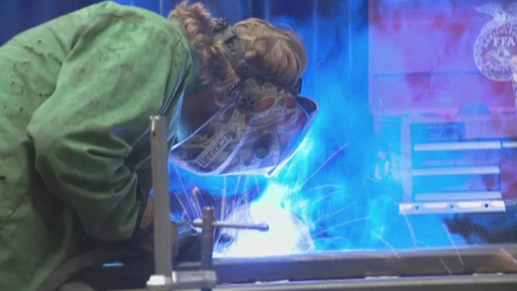 PV student signs on to apprenticeship at Boyler's Ornamental Iron in Bettendorf