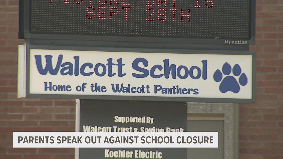 Walcott Elementary parents speak against out potential closing - Vimarsana News