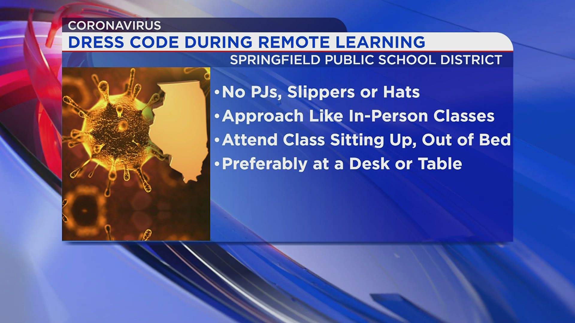 Springfield Public Schools is requiring its students to treat online learning just like a regular school day, and some parents say that overraches in some areas.