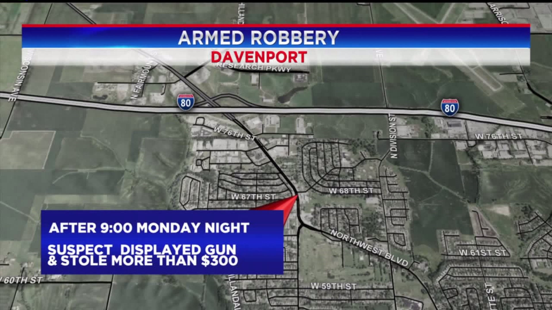 Armed Robbery in Davenport