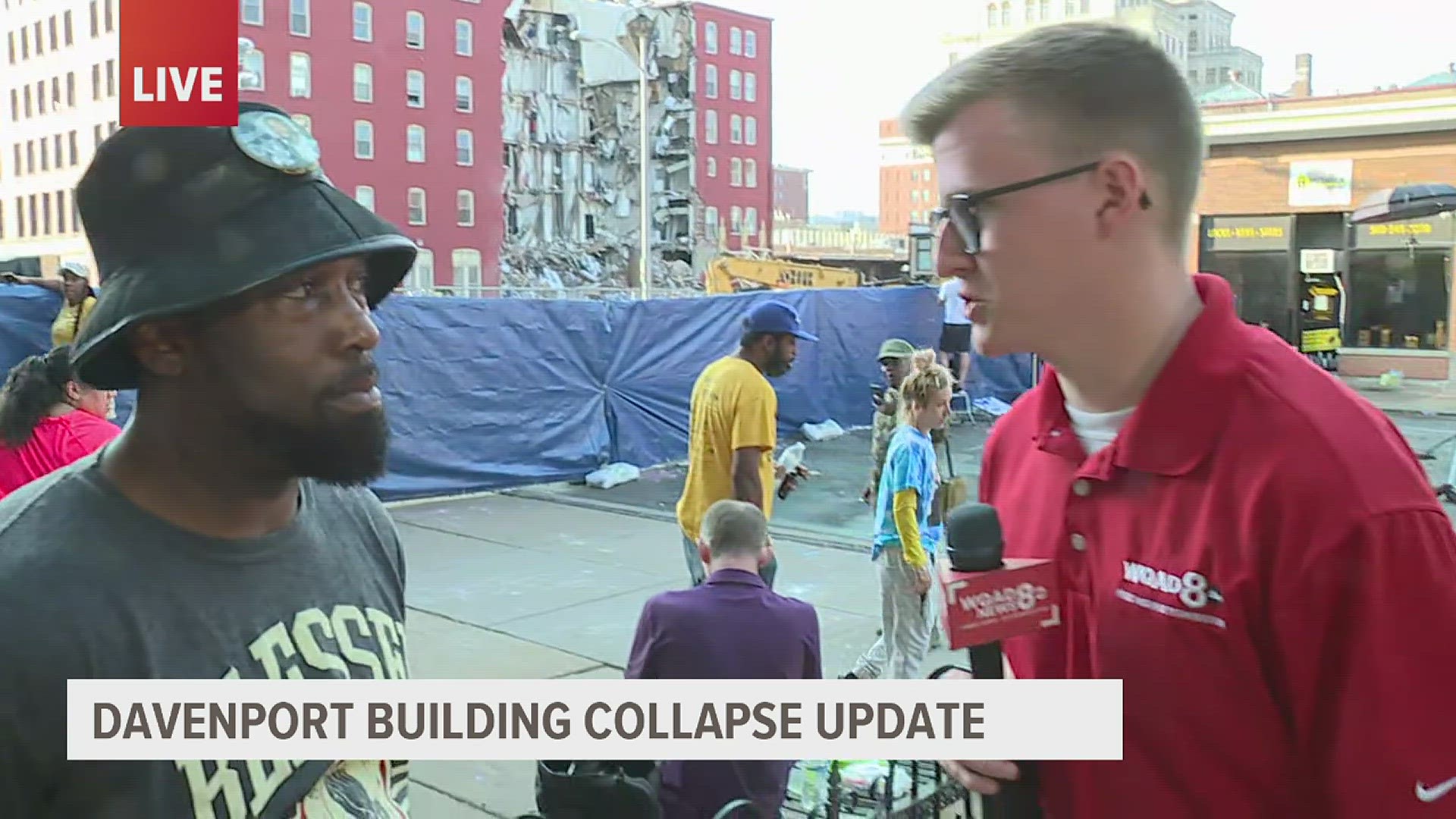 It's been five days since The Davenport apartment partially collapsed on Main Street, and three people are still missing.