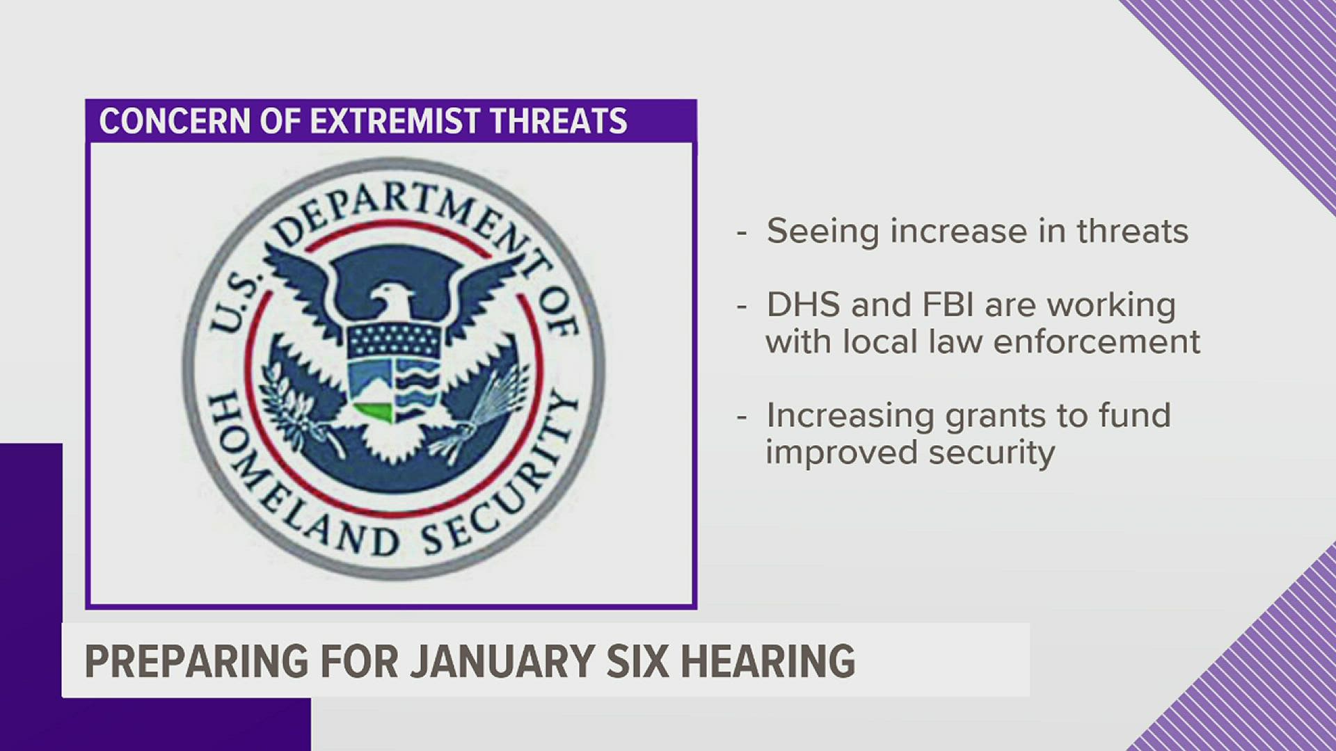 Domestic violent extremists present the most pressing threat, the Department of Homeland Security said, citing the May 14 racist attack in Buffalo as an example.