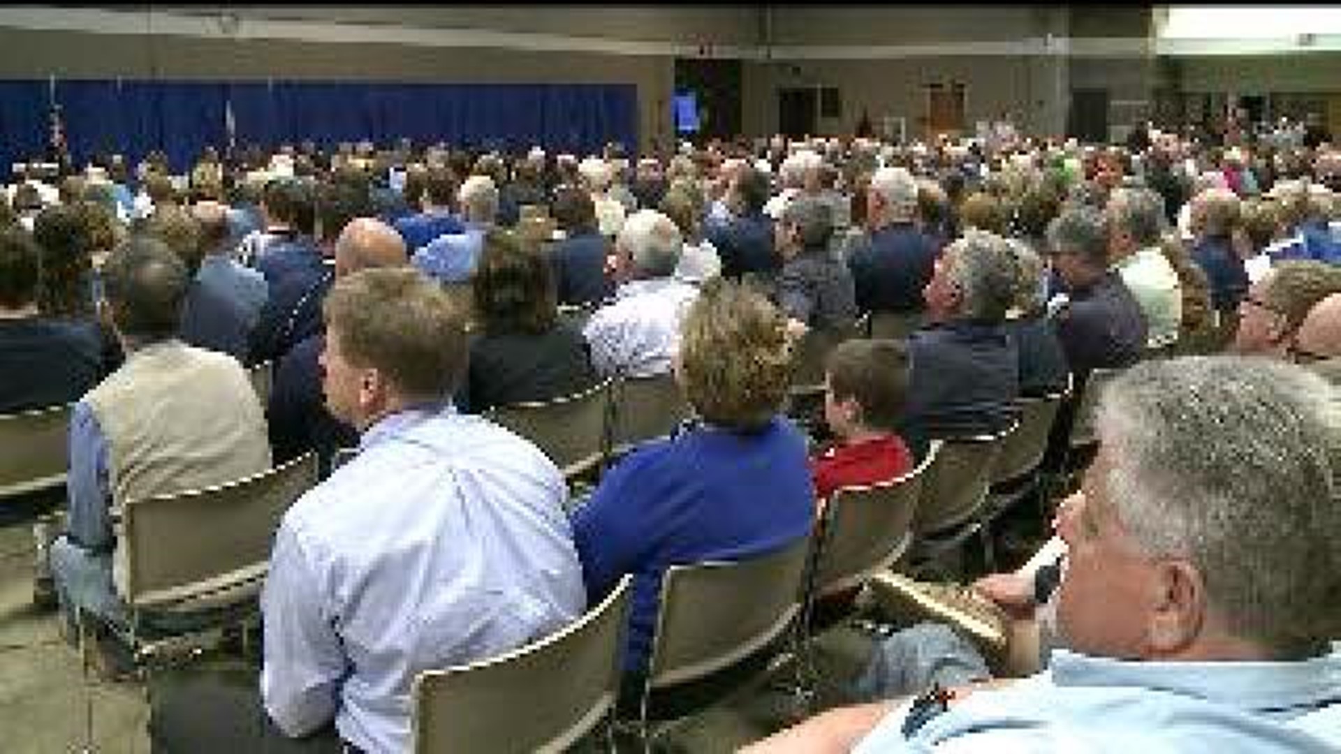 St. Ambrose stadium zoning hearing draws hundreds