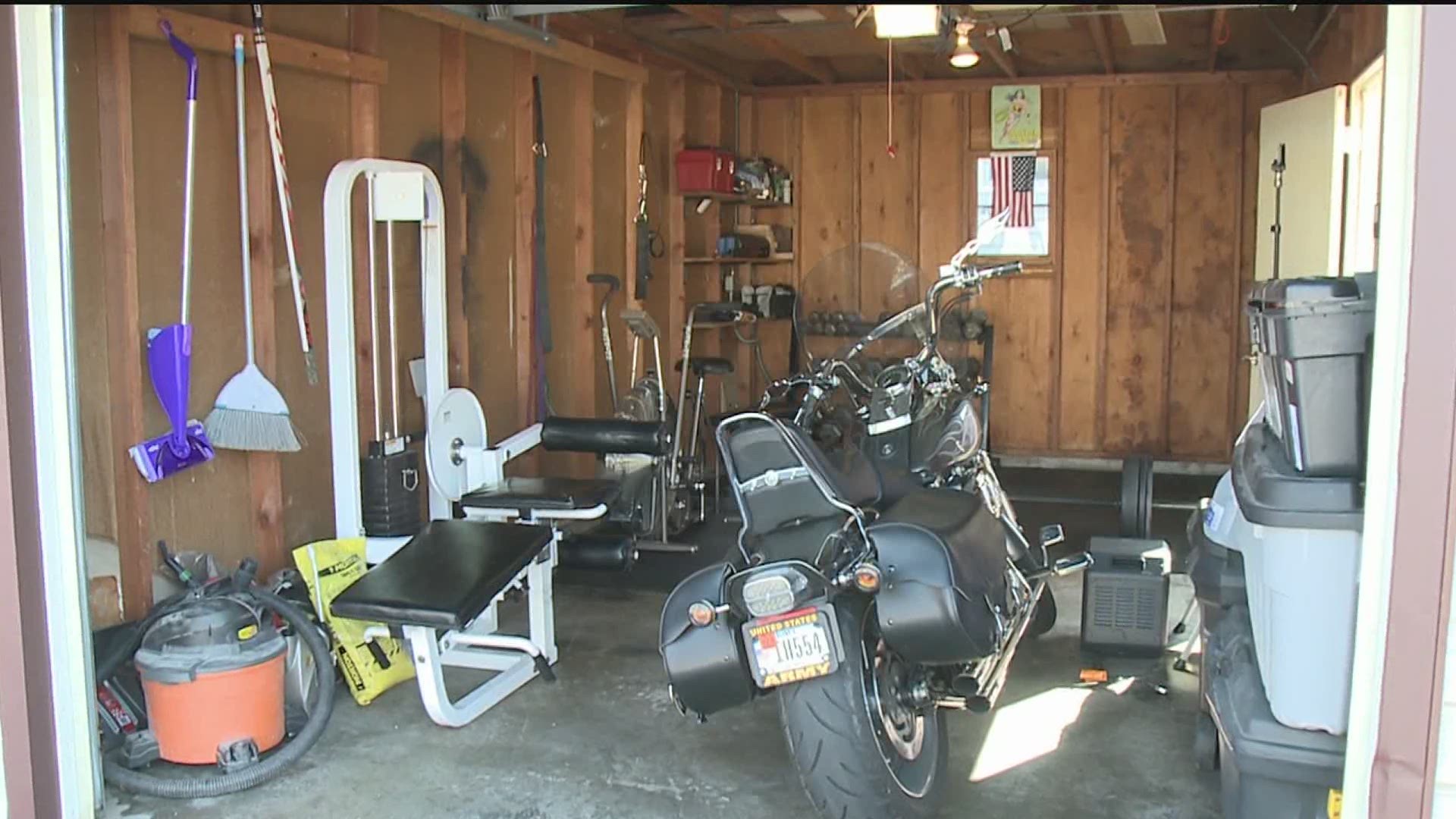 With gyms closed, gym fanatics are trying to find their own equipment to use at home.