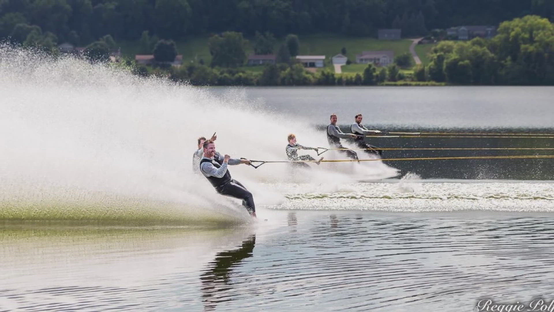 They're one of only four water ski shows in Iowa and are the only one to perform on the Mississippi River.