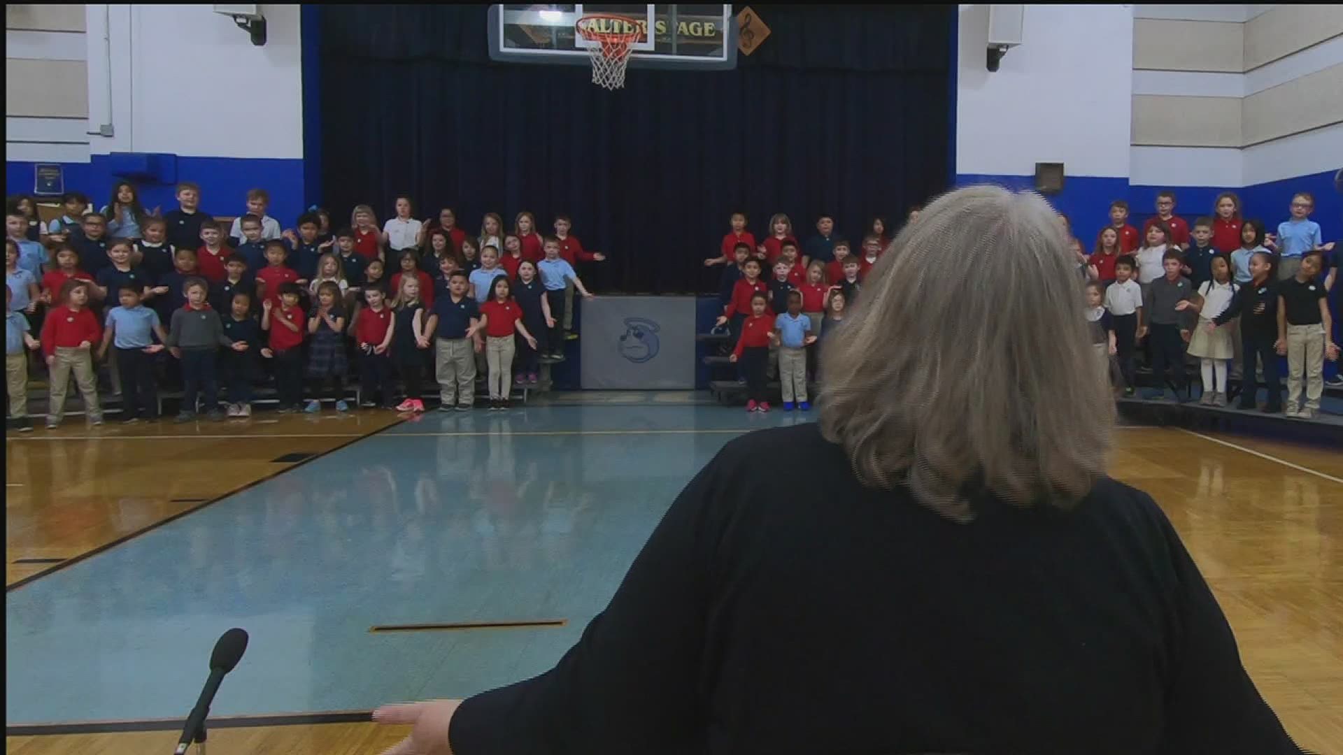 Students at All Saints Catholic School in Davenport aren't just learning about the census, they're singing about it.