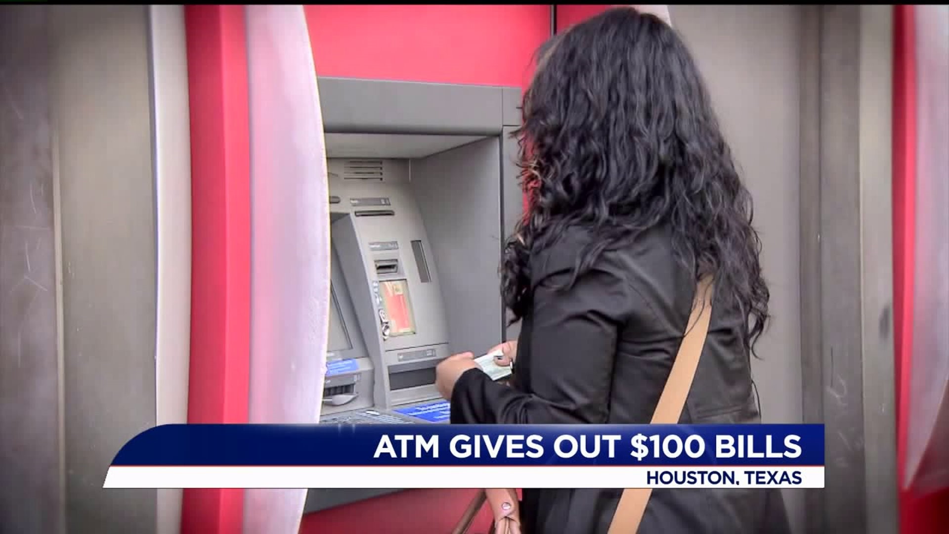 ATM glitch dispenses $100 bills