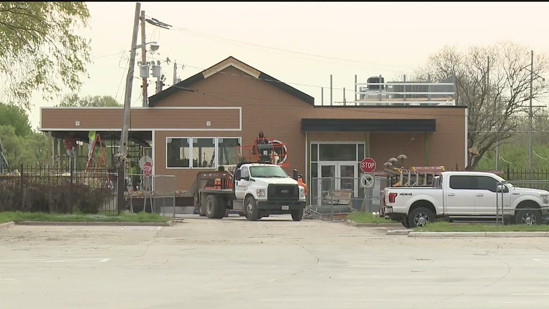 Opening day is set for the end of June at the all new Captain's Table in Moline. But coronavirus restrictions could delay that.