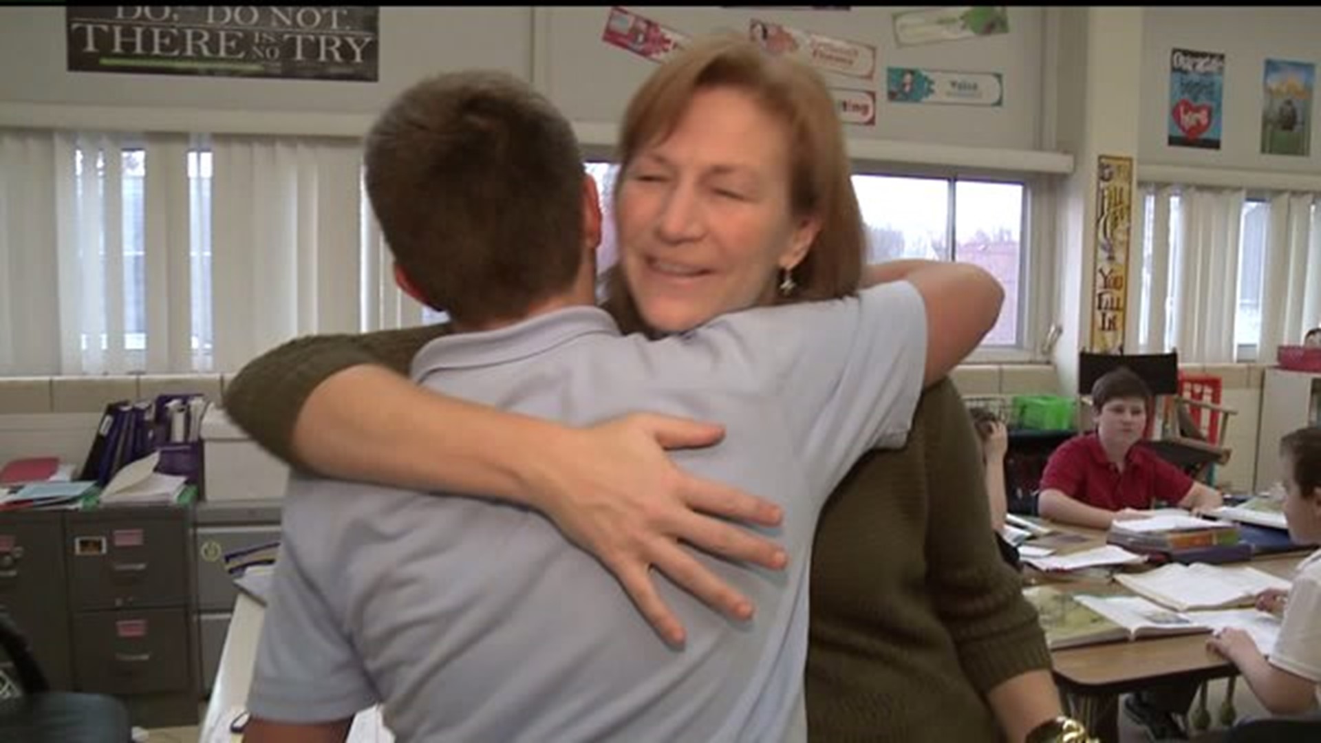 Davenport Student Thanks Teacher for Helping Him Through Brother`s Death