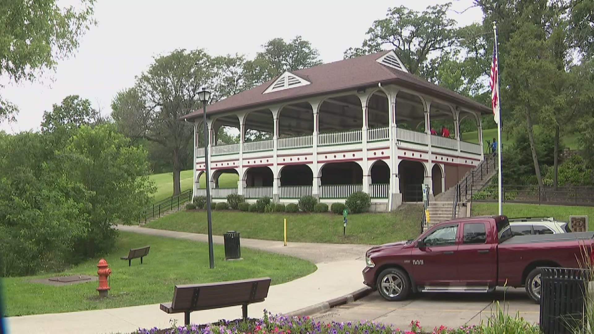 Designated as a historical landmark back in the January, the 130-year-old pavilion was honored in a ceremony Friday afternoon.