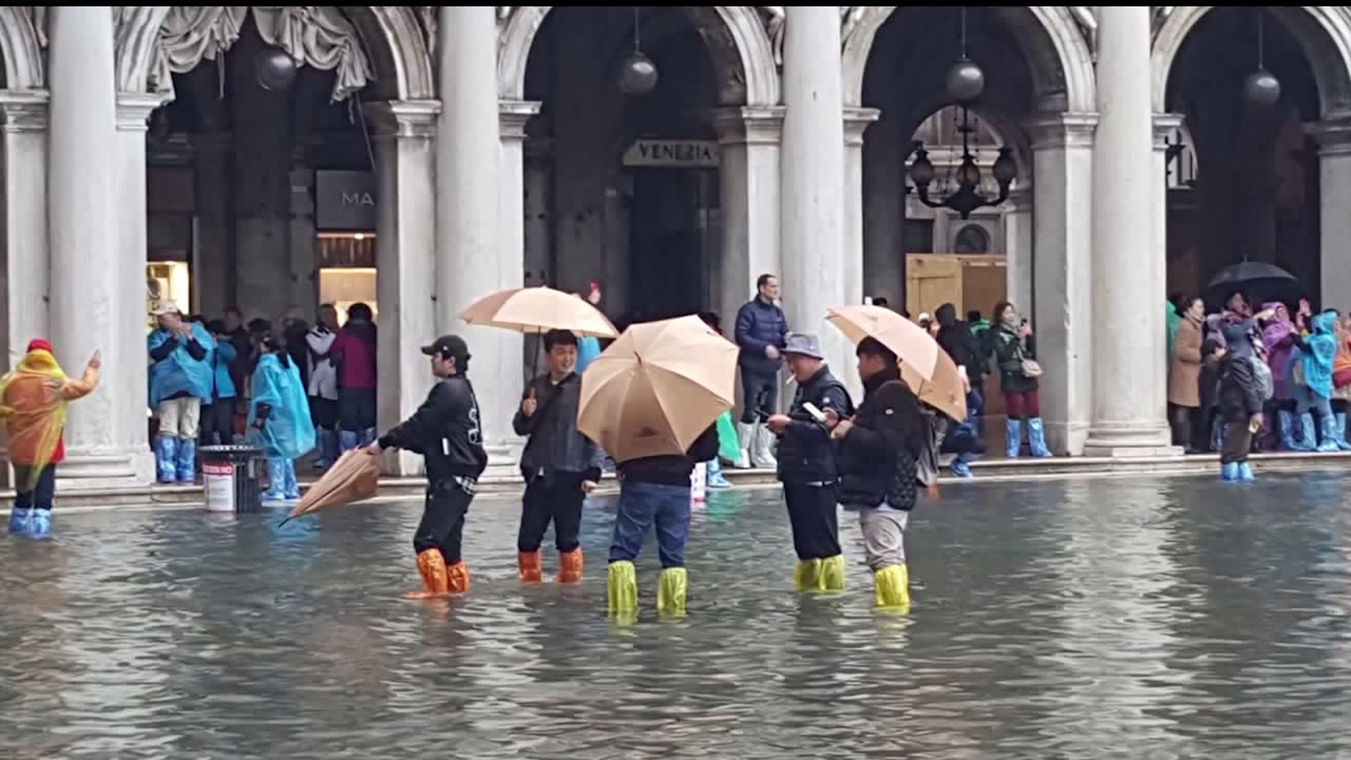 Flooding in Venice, Italy