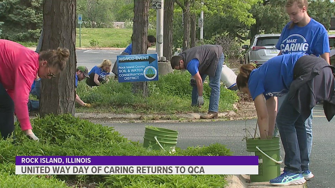 More than 1,000 people volunteer during United Way Quad Cities' Day of Caring