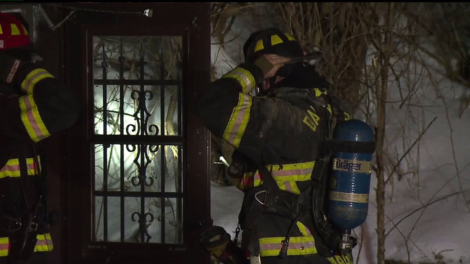 Fire Damages House in Davenport