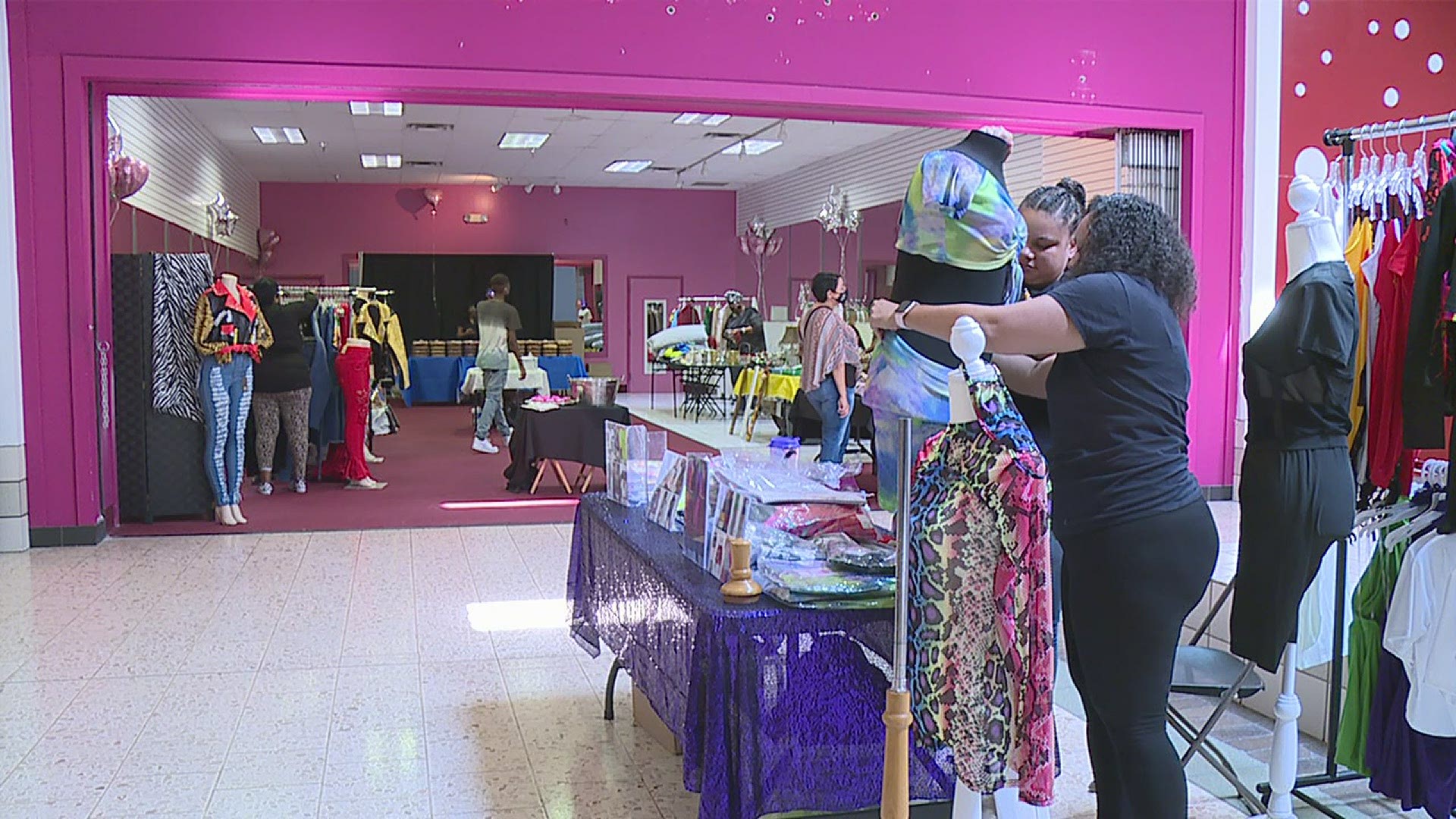 The local non-profit is renting out a space in NorthPark Mall for local businesses to set up booths and sell their products.