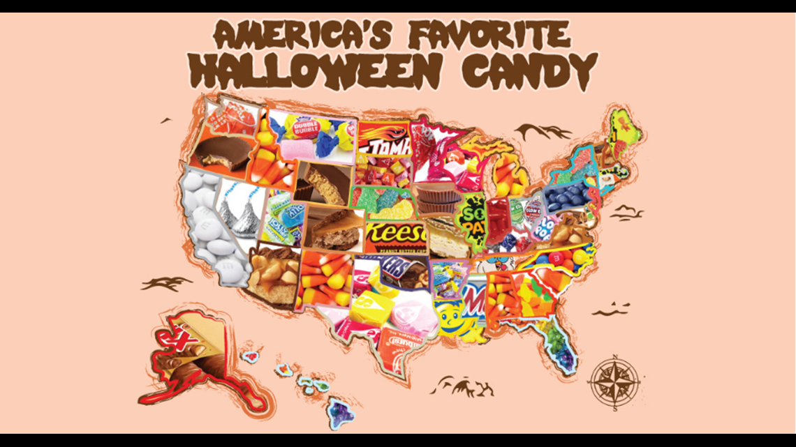 Map shows most popular Halloween candy by state | wqad.com