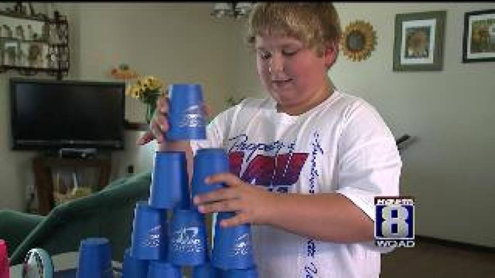 Moline boy is junior olympic cup stacker