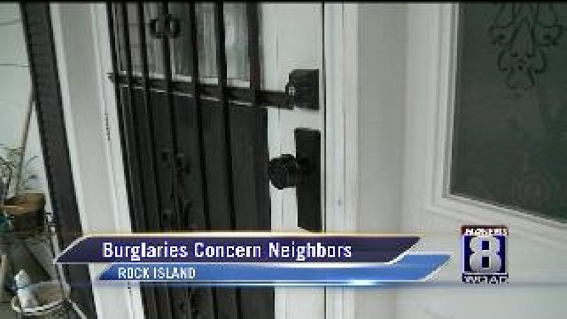 Burglaries Concern Neighborhood