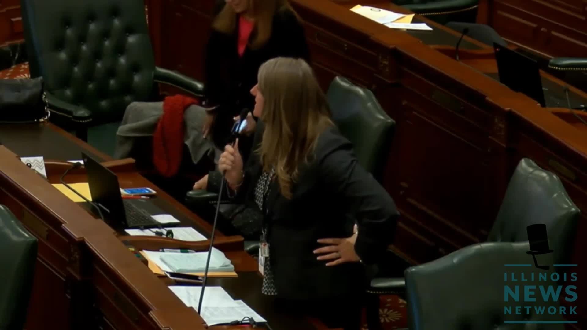 Illinois house member wishes death to prove point.mp4