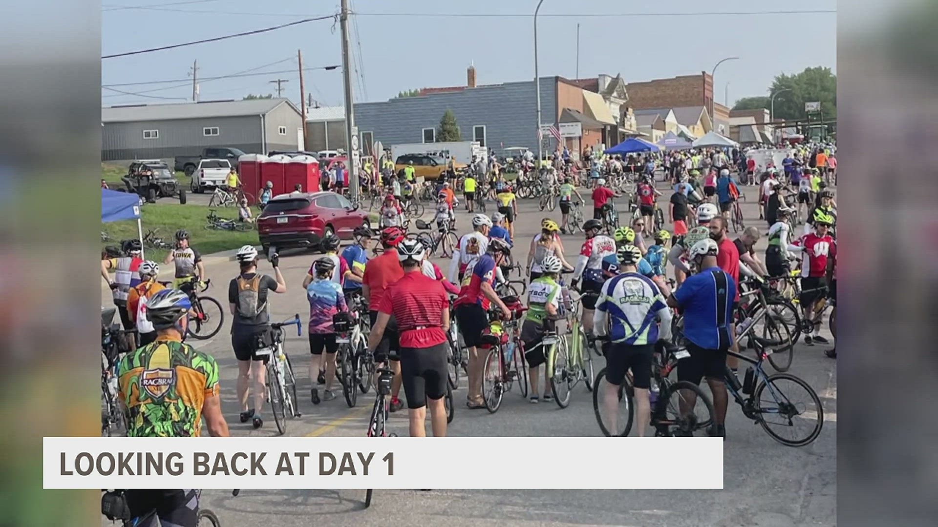 As the 50th RAGBRAI ride gets started, News 8 is keeping an eye on weather conditions throughout the week-long ride.