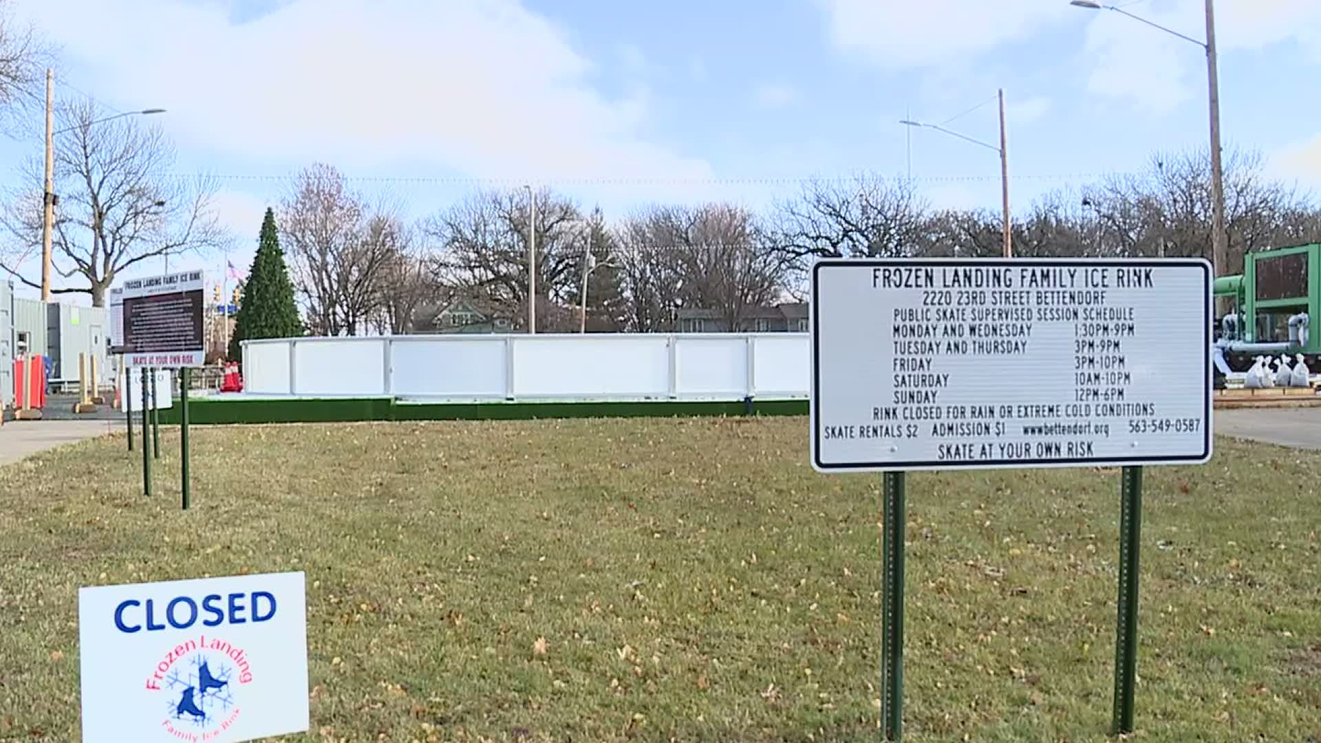 Renovations needed at the rink are on hold right now because of city budget cuts due to the pandemic.