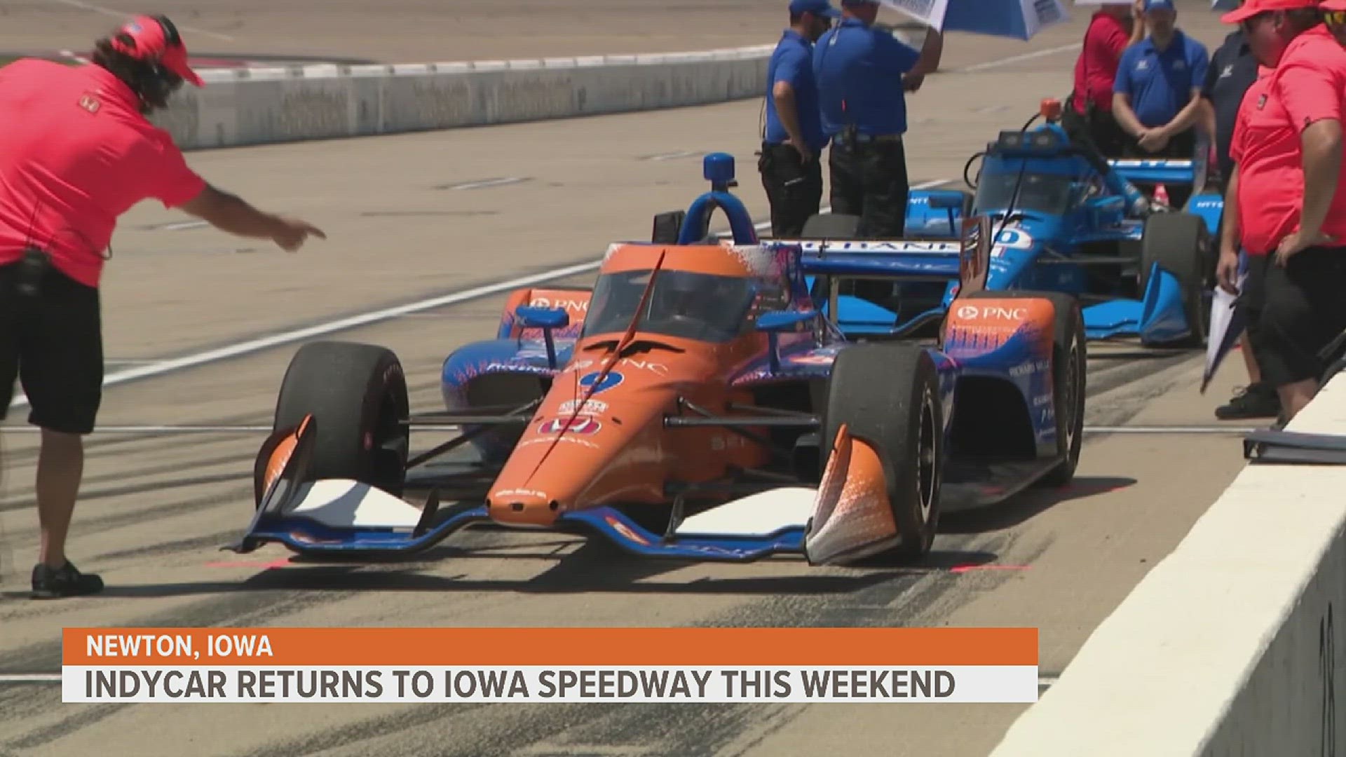 Indycar racing returns to Newton, Iowa this weekend. The race is also hosting concerts from Carrie Underwood, Kenny Chesney and more.