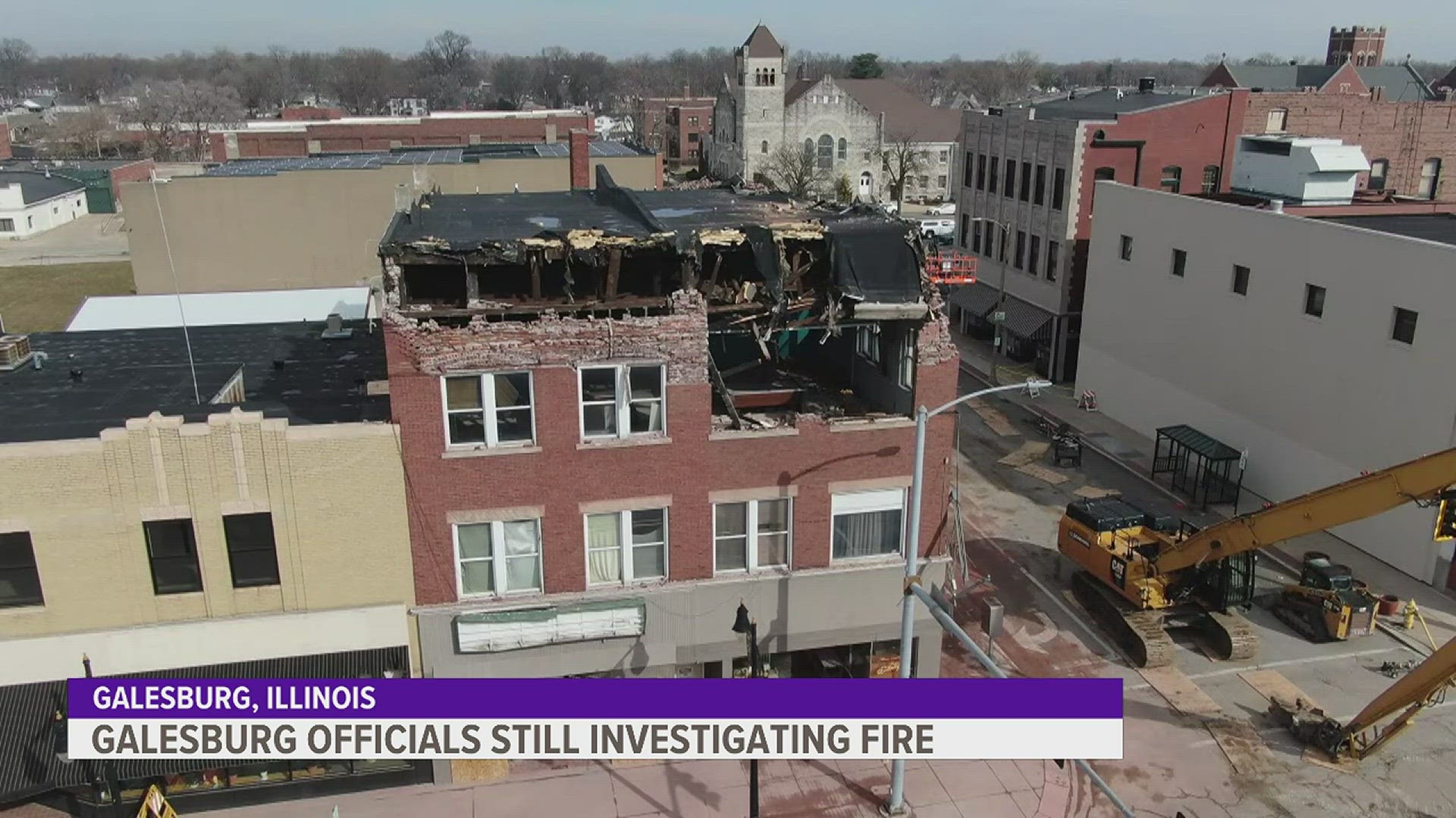 The cause of the fire is still under investigation, but it's been ruled undetermined at this time because of the amount of damage and structure instability.