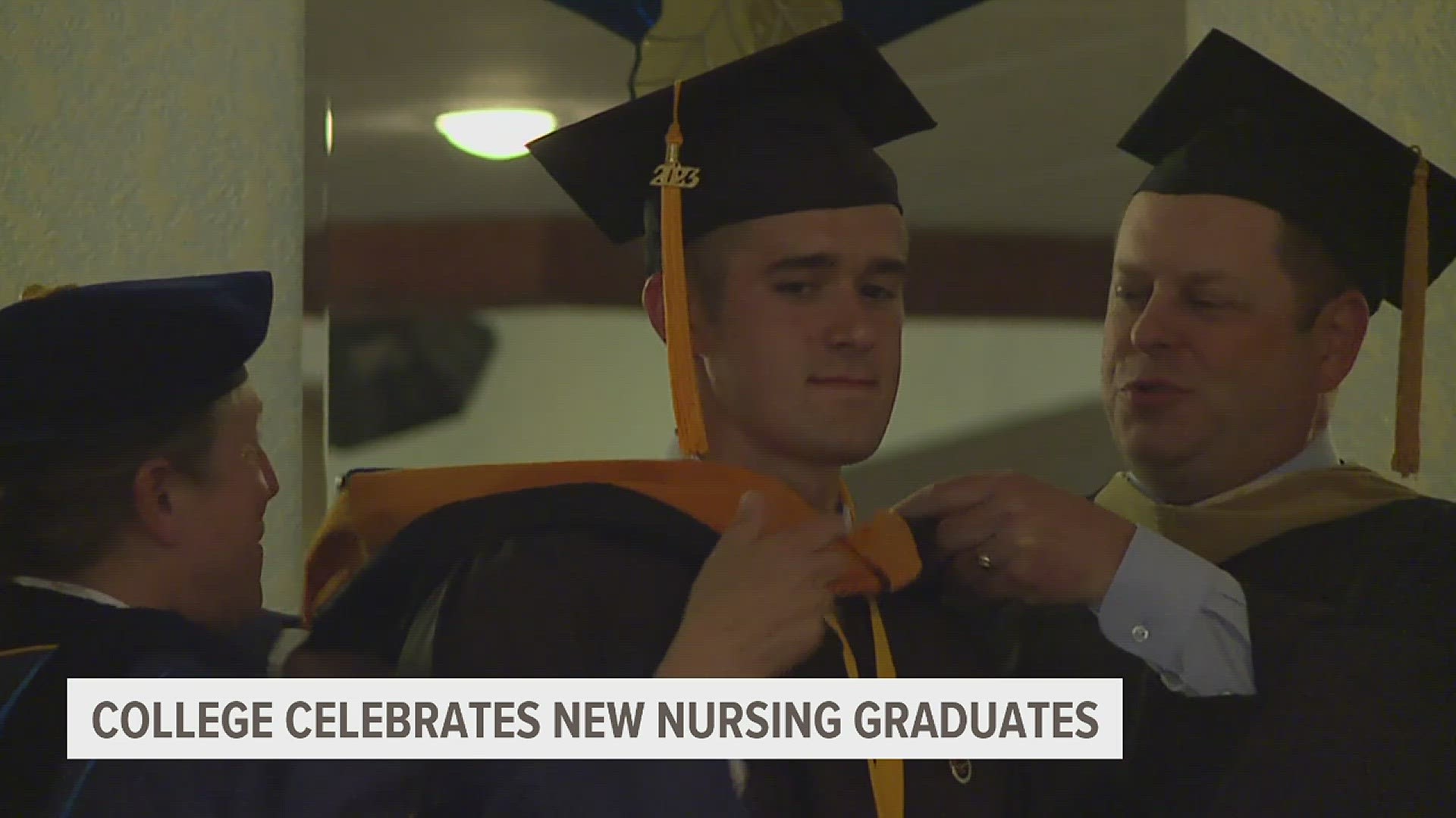 Nine students graduated this semester with their Masters of Science in Nursing.