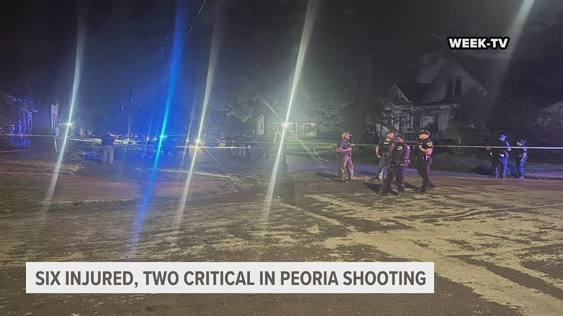 Multiple people injured after mass shooting in Peoria, Illinois