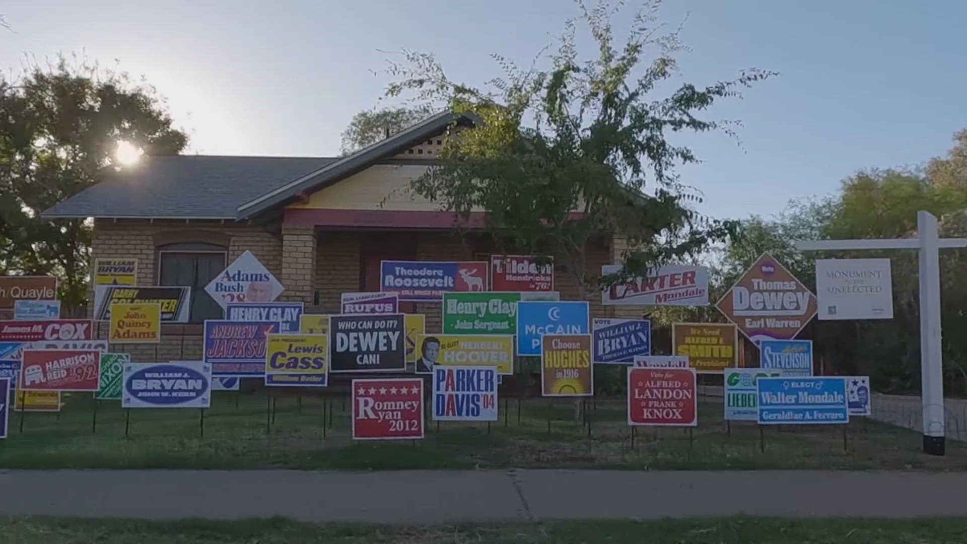 One house in Phoenix, Arizona is representing all candidates for president who may not have clinched the coveted position.