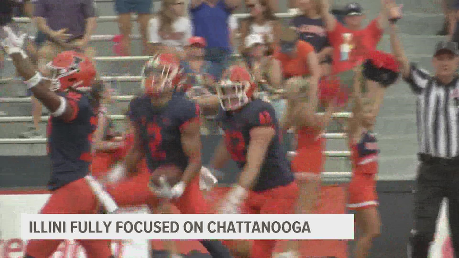 Coming back from the bye week, the Illini are taking a break from conference play to take on the undefeated Chattanooga.
