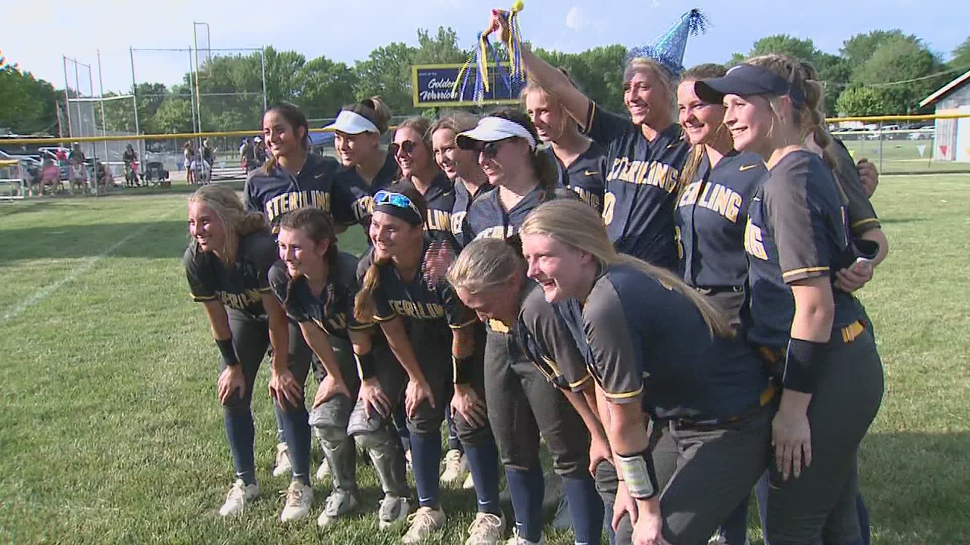 Sterling post a shut out win beating Kaneland 5-0 to win their 5th Sectional Title.