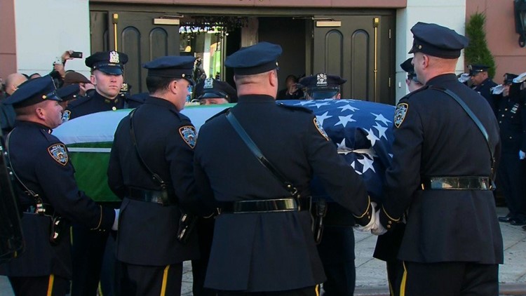 2 NYPD officers promoted posthumously; Ramos also made honorary ...