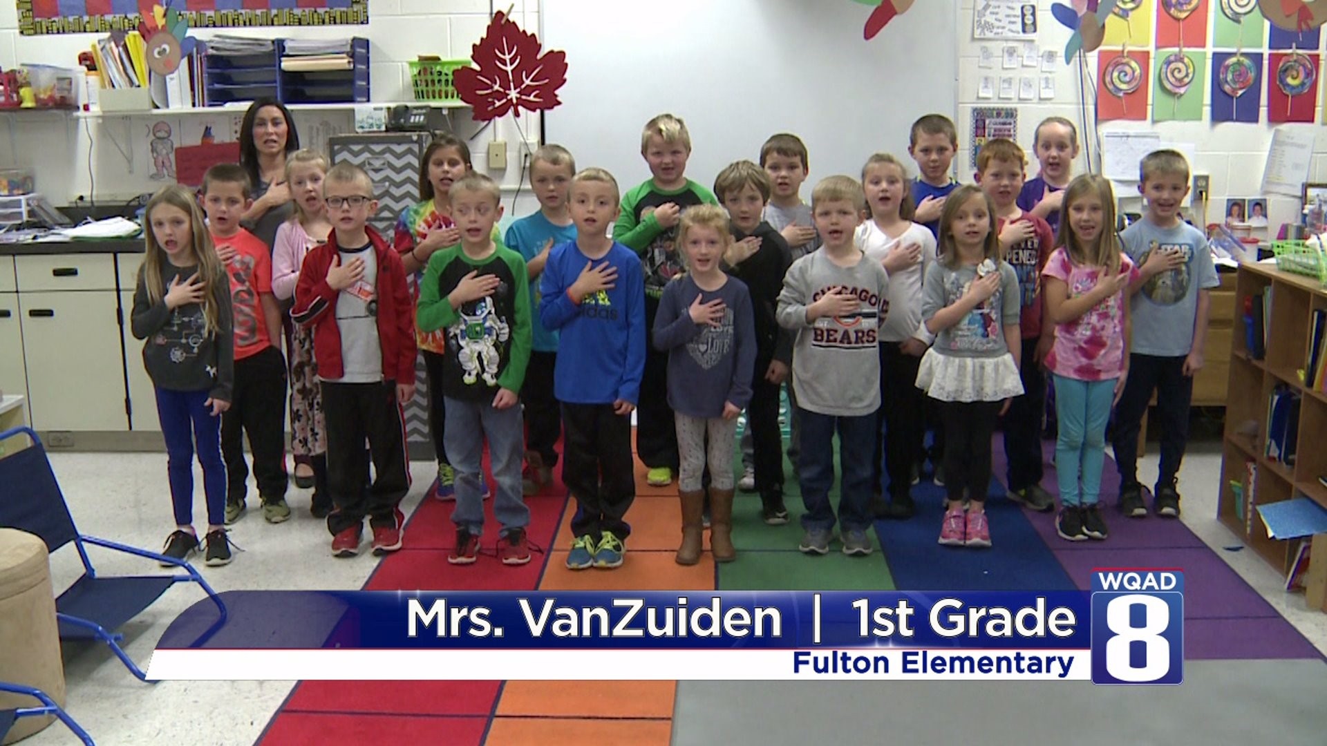 Pledge Fulton Mrs VanZuiden 1st grade