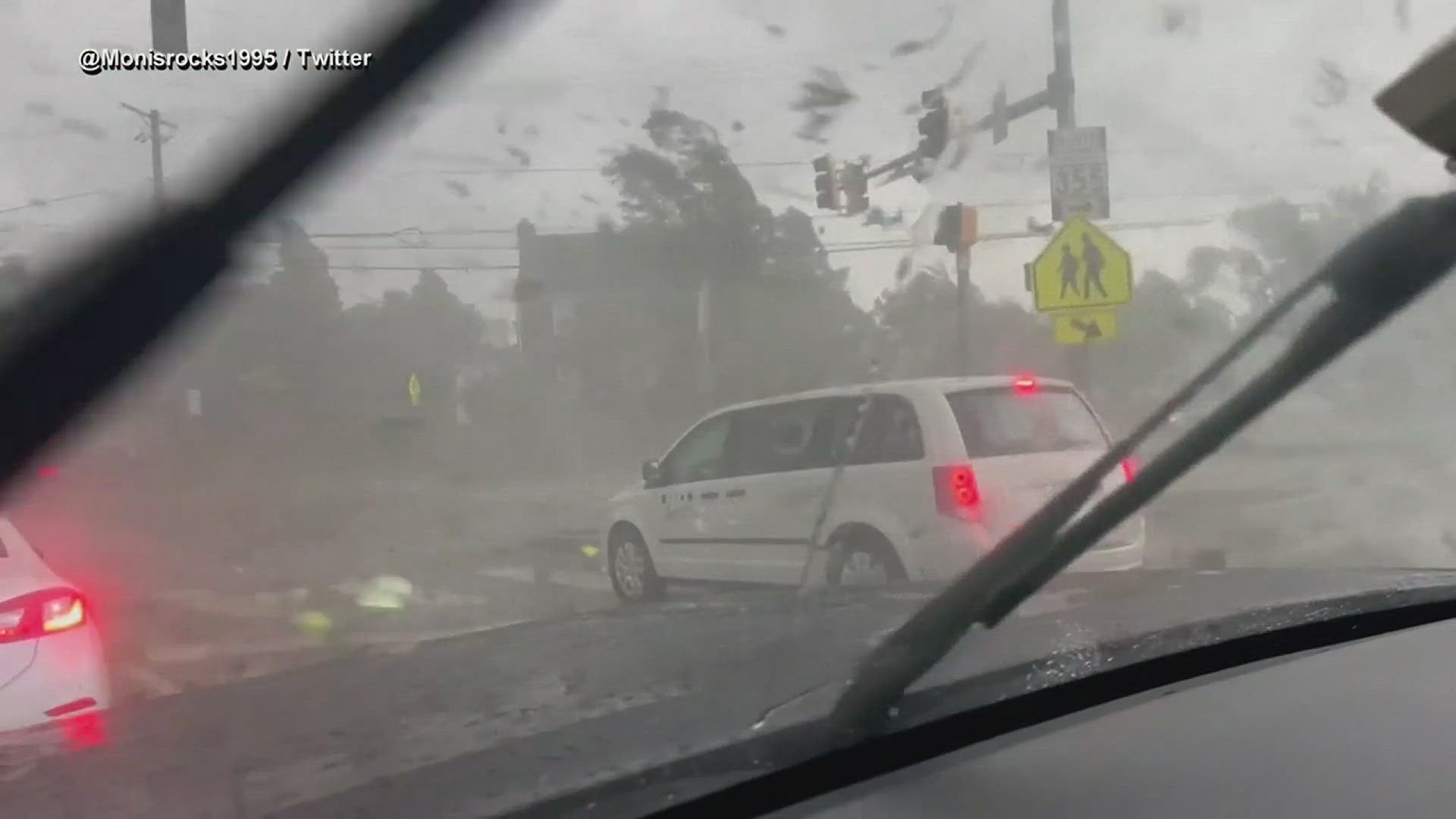 Five people in Gaithersburg were trapped inside their home as large limbs crashed onto their roof. Experts say this outbreak is the worst to hit Maryland in years.