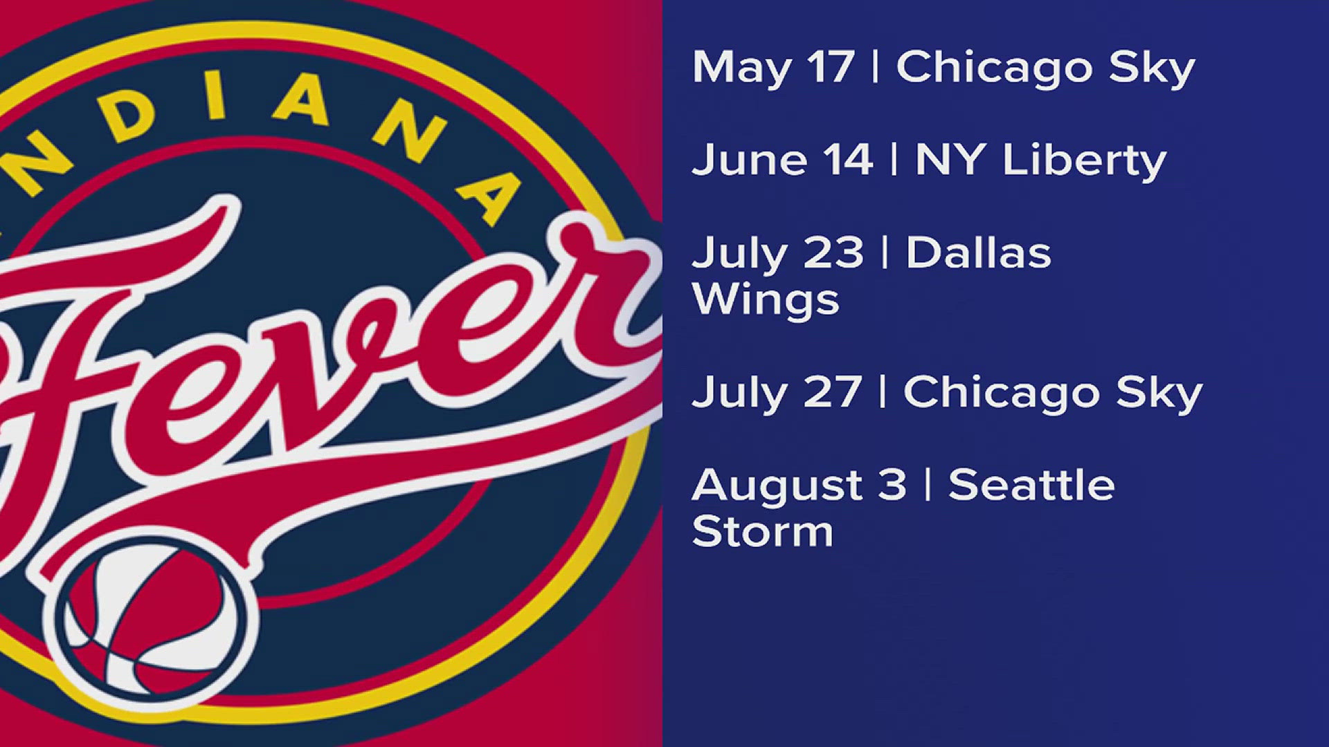 WQAD To Air 13 WNBA Games Including 5 Indiana Fever Games During The 5fe7aafe 8133 49c5 8e19 1920x1080