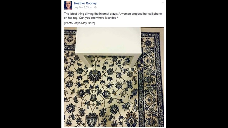 Can you find the cellphone on this rug? | wqad.com