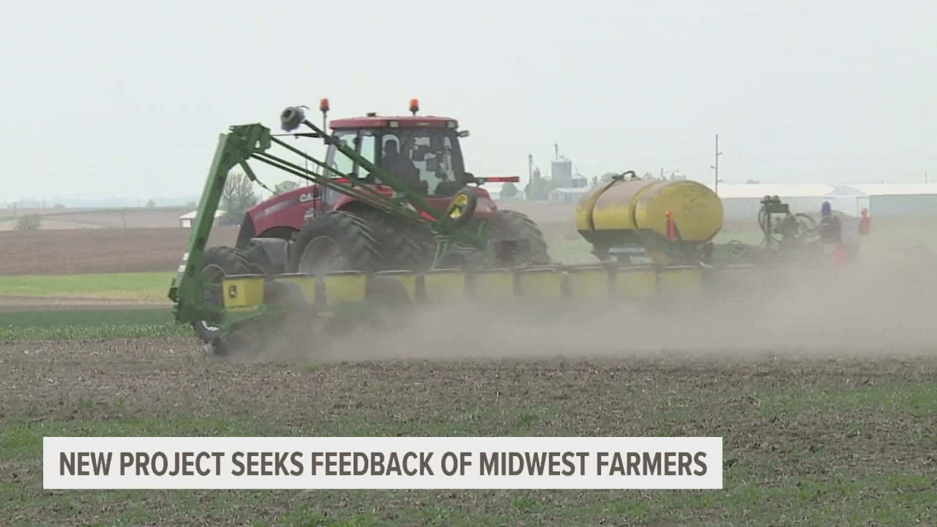 The research project, supported by the USDA and many Midwestern institutions, wants to know what's working and not working for Midwestern farmers.