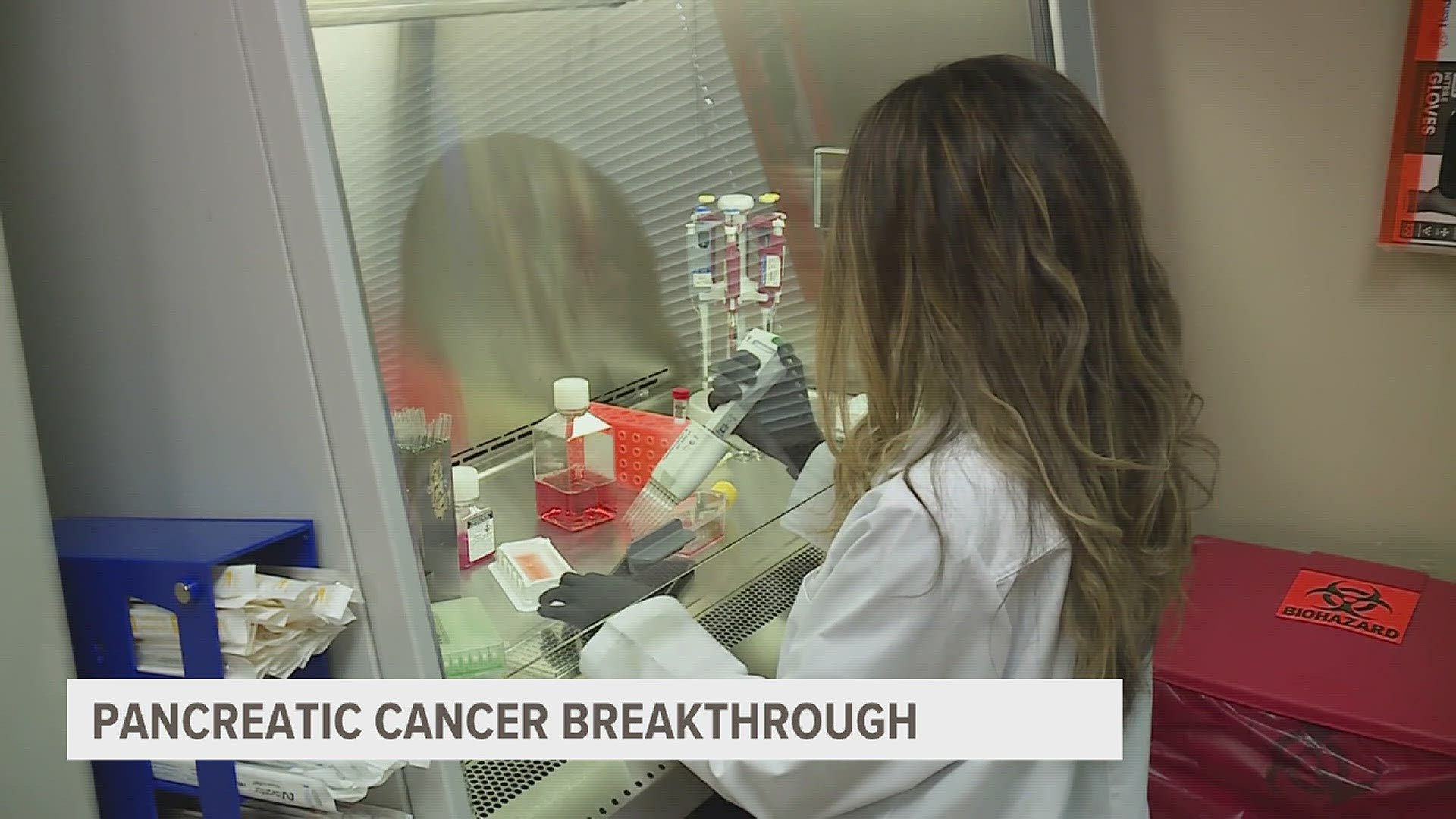 Doctors at Kansas City University are testing efficacy of a pre-existing drug to help improve the quality of life for those suffering from pancreatic cancer.