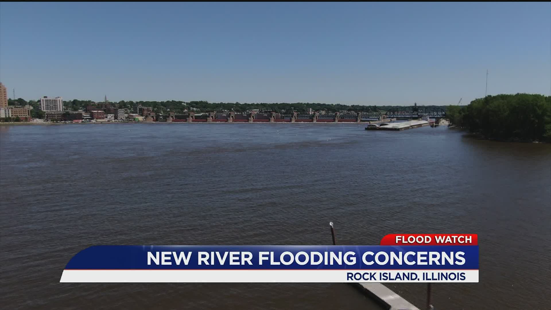 Heavy rains from former Tropical Storm Cristobal may cause area rivers to rise by next weekend.