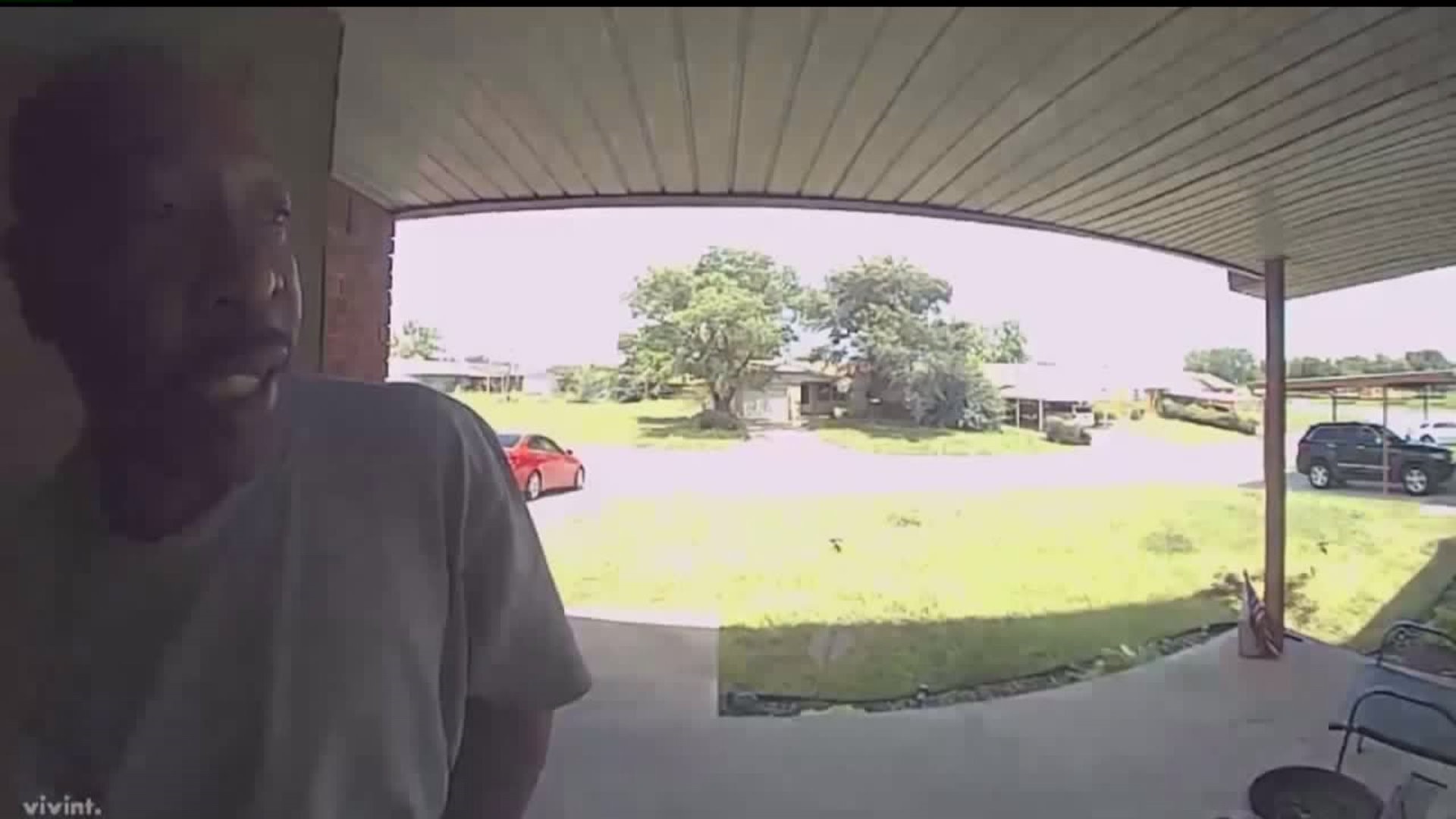 Surveillance video captures snake biting Oklahoma man`s face