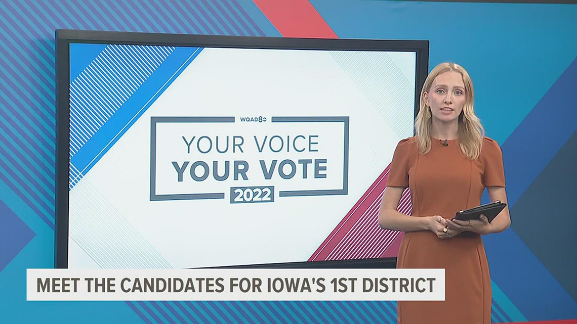 WATCH: Meet the candidates running for Iowa's 1st Congressional District