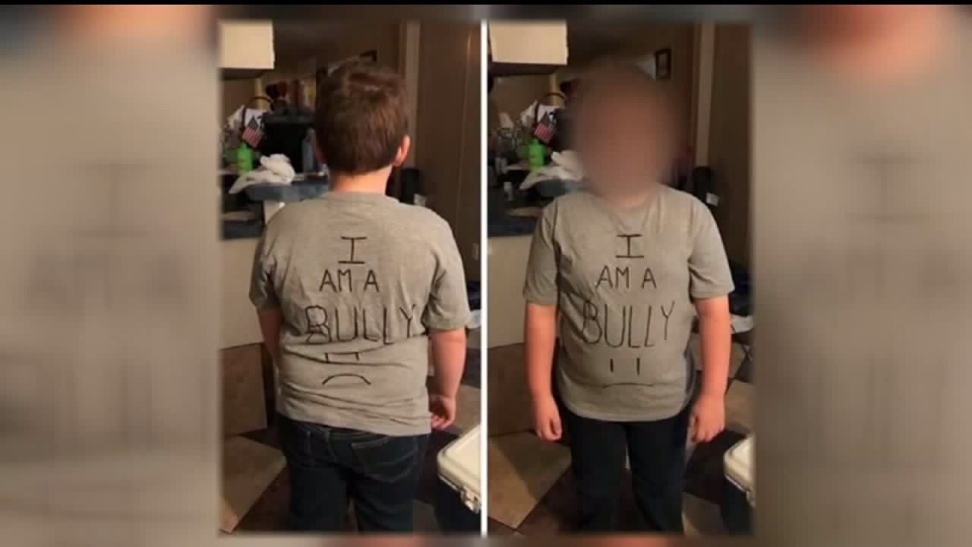 Kid forced to wear embarrassing T-shirt