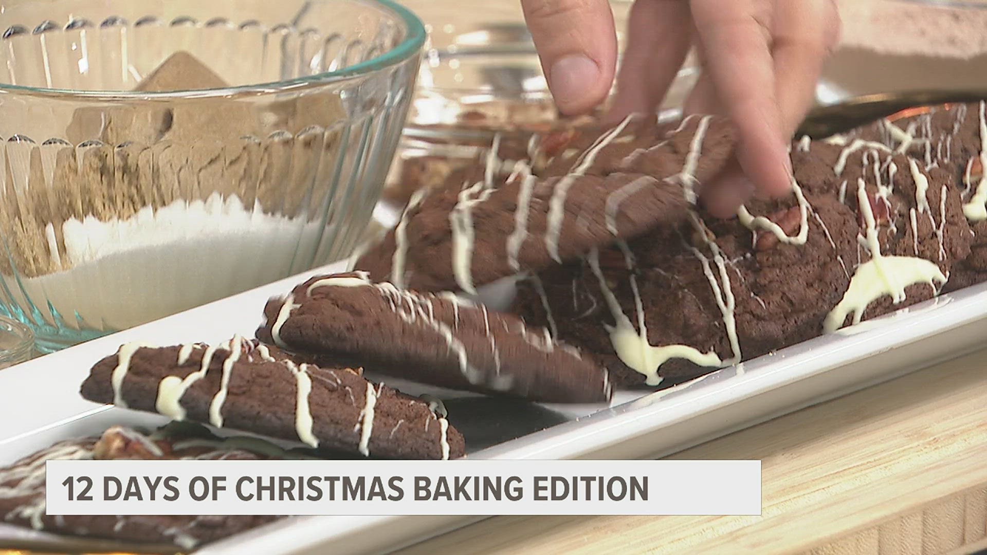 As part of News 8's 12 Days of Christmas, David Bohlman returns to the kitchen to showcase these Caramel Chocolate filled Cookies to try this holiday season.