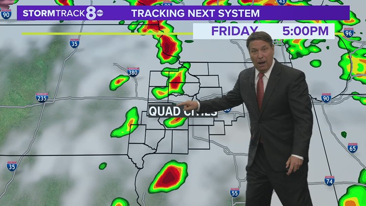 Tracking severe storms for later Friday