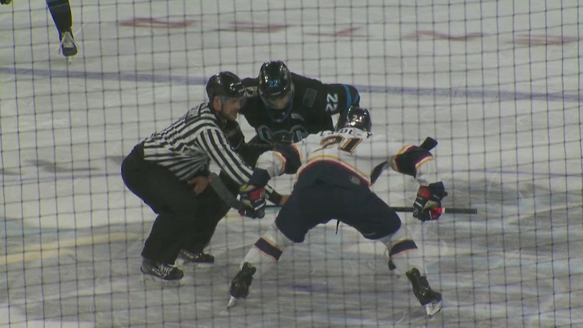 The Storm face off against the defending SPHL champions, Peoria Rivermen on Friday from Vibrant Arena at The MARK.